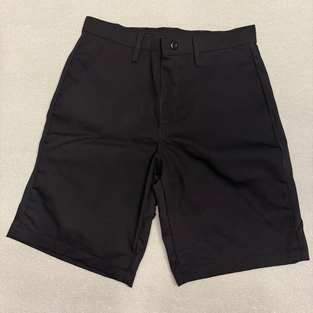 Red Kap Mens‎ Work Shorts Black MIMIX 30x10 P150BK9 Flat Front